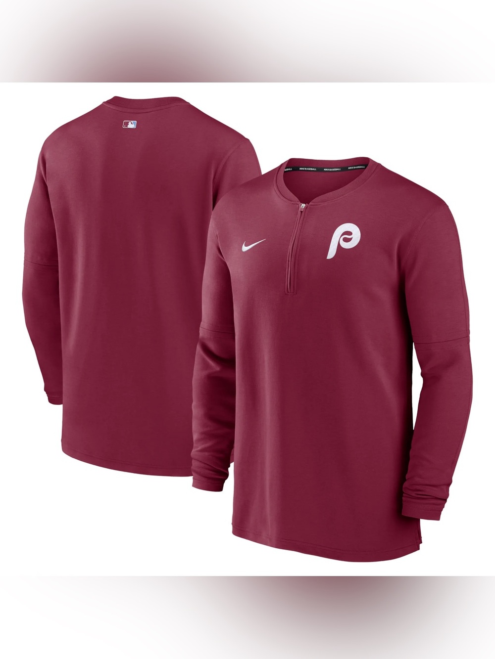 Philadelphia Phillies Nike Burgundy Authentic Collection Game top size XL NWT